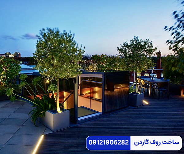 نورپردازی روف گاردن